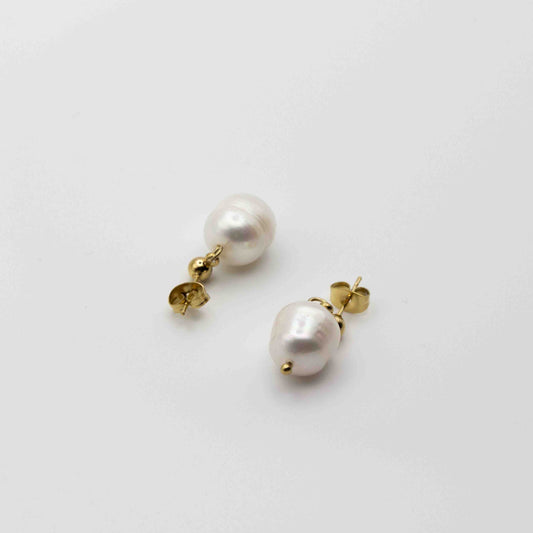 Natural Pearl Dangle Earrings