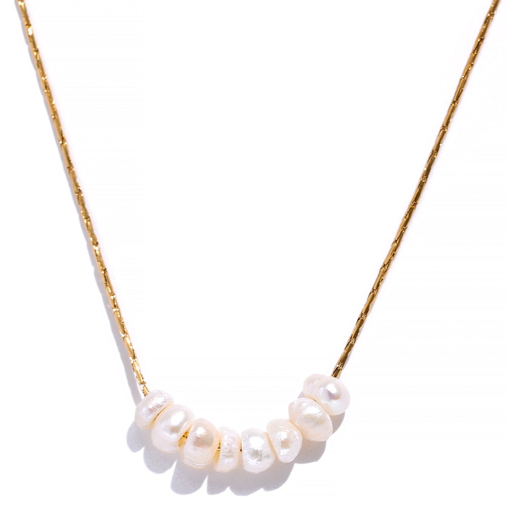 Pearl Beads Chic Necklace - Louiza jewellery ltd