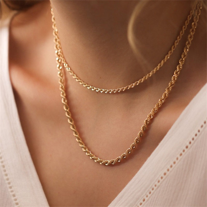 Stainless Steel Rope Chain - Louiza Jewellery Ltd